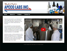 Tablet Screenshot of apccolabs.com